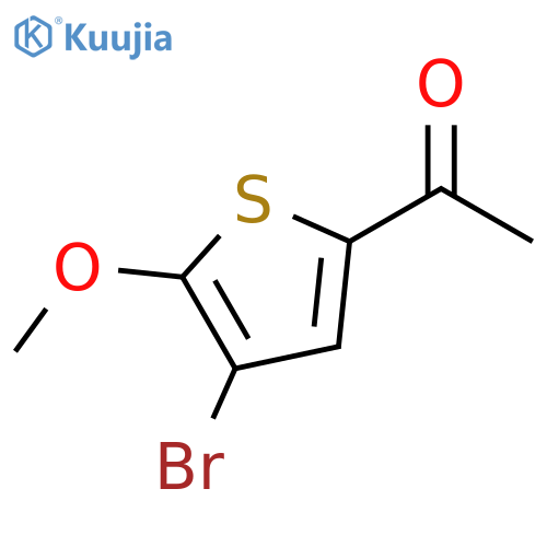 1-(4-bromo-5-methoxythiophen-2-yl)ethan-1-one structure