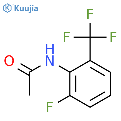 Acetamide, N-[2-fluoro-6-(trifluoromethyl)phenyl]- structure