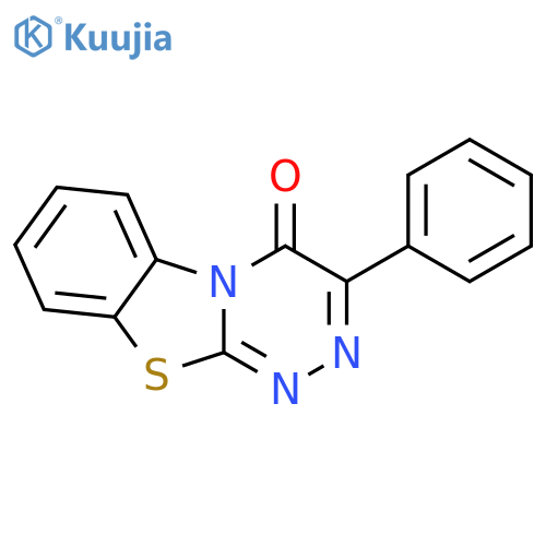 4H-[1,2,4]Triazino[3,4-b]benzothiazol-4-one, 3-phenyl- structure