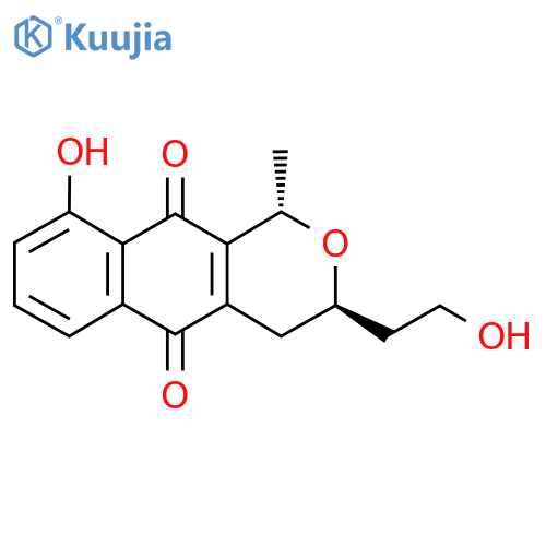 (1S,3R)-9-Hydroxy-3-(2-hydroxyethyl)-1-methyl-3,4-dihydro-1H-benzo[g]isochromene-5,10-dione structure