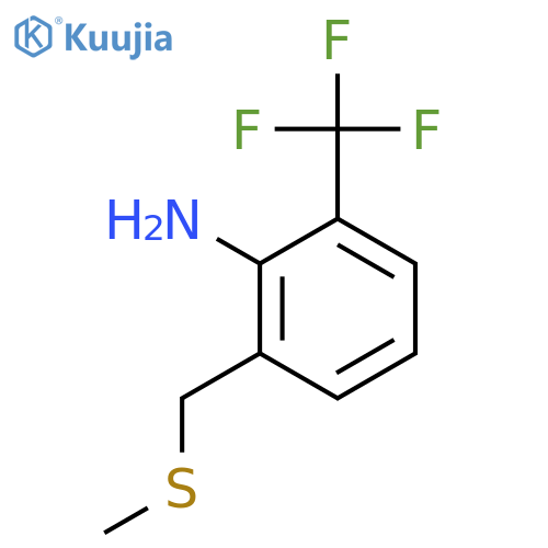 2-Amino-3-(methylthiomethyl)benzotrifluoride structure