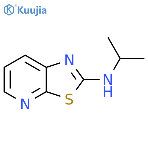 N-(propan-2-yl)-1,3thiazolo5,4-bpyridin-2-amine structure