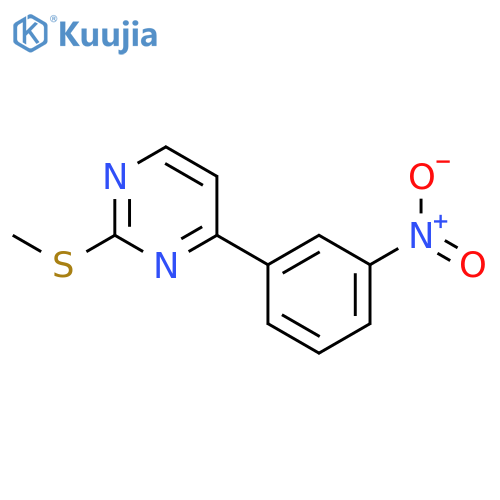 2-(Methylthio)-4-(3-nitrophenyl)pyrimidine structure