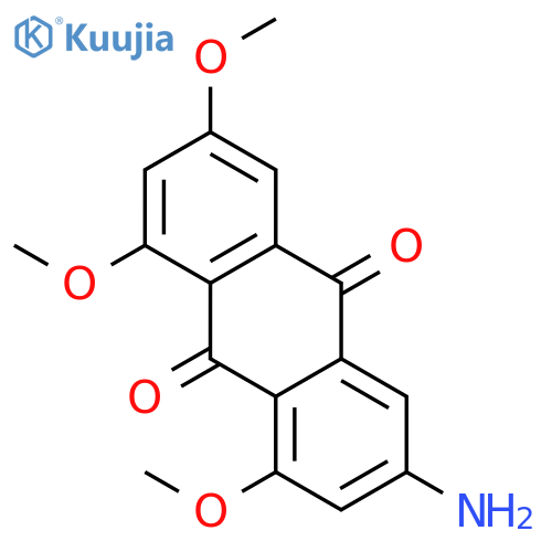 9,10-Anthracenedione, 3-amino-1,6,8-trimethoxy- structure