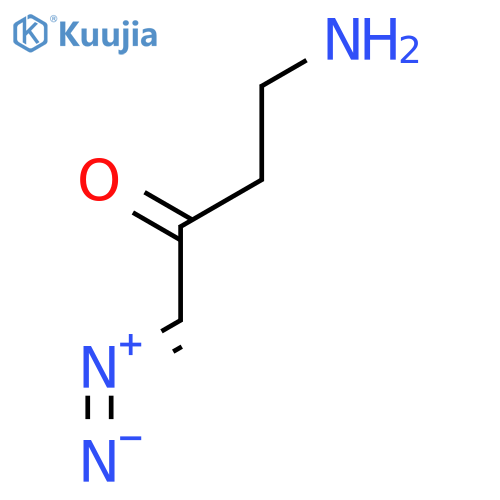 2-Butanone, 4-amino-1-diazo- structure