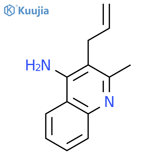 4-Quinolinamine, 2-methyl-3-(2-propenyl)- structure