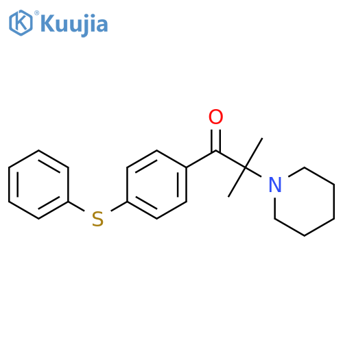 1-Propanone, 2-methyl-1-[4-(phenylthio)phenyl]-2-(1-piperidinyl)- structure