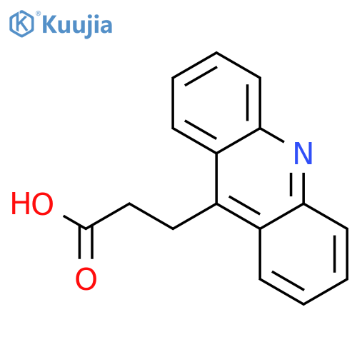 9-Acridinepropanoic acid structure