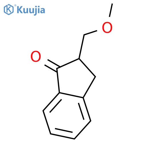 1H-Inden-1-one, 2,3-dihydro-2-(methoxymethyl)- structure