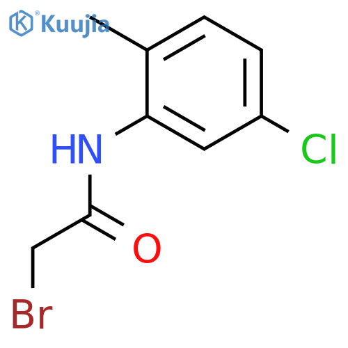 2-Bromo-N-(5-chloro-2-methylphenyl)acetamide structure