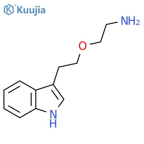 2-2-(1H-indol-3-yl)ethoxyethan-1-amine structure
