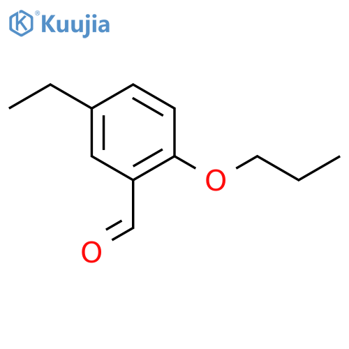 5-Ethyl-2-propoxybenzaldehyde structure