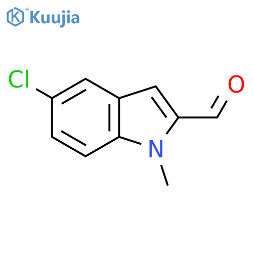 5-Chloro-1-methyl-1H-indole-2-carbaldehyde structure