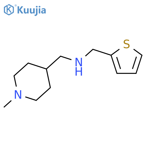 (1-Methylpiperidin-4-yl)methyl-(2-thienyl-methyl)amine structure
