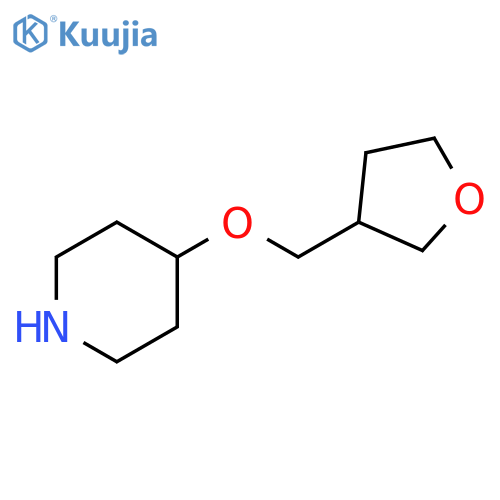 4-[(oxolan-3-yl)methoxy]piperidine structure