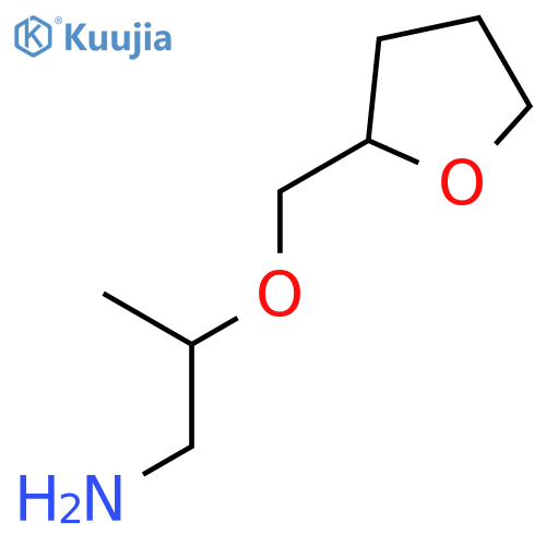 1-Propanamine,2-[(tetrahydro-2-furanyl)methoxy]- structure