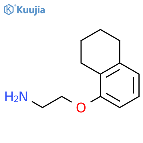 2-(5,6,7,8-Tetrahydro-1-naphthalenyloxy)-1-ethanamine structure