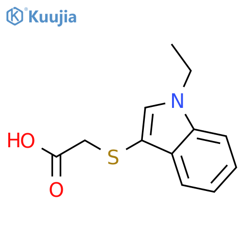 (1-Ethyl-1H-indol-3-yl)thioacetic Acid structure