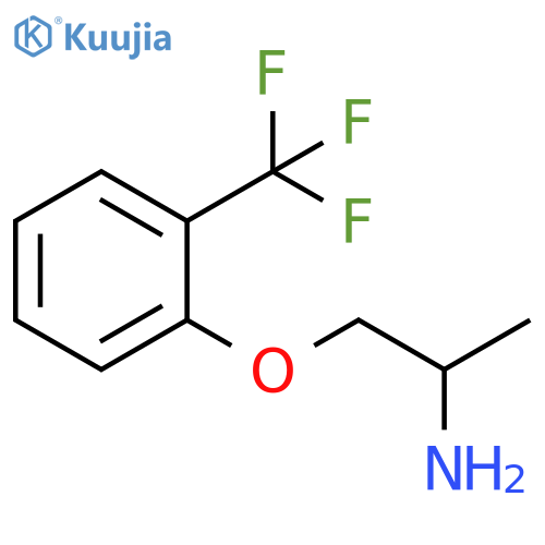1-(2-aminopropoxy)-2-(trifluoromethyl)benzene structure