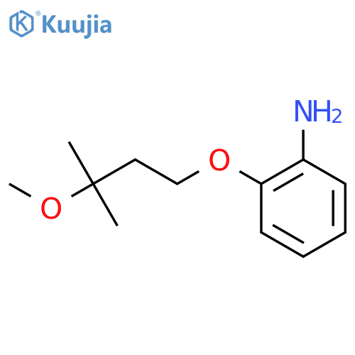 2-(3-Methoxy-3-methyl-butoxy)-phenylamine structure