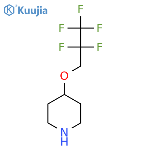 4-(2,2,3,3,3-Pentafluoropropoxy)piperidine structure