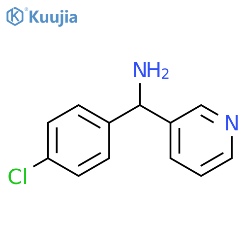 1-(4-Chlorophenyl)-1-(3-pyridinyl)methylamine structure