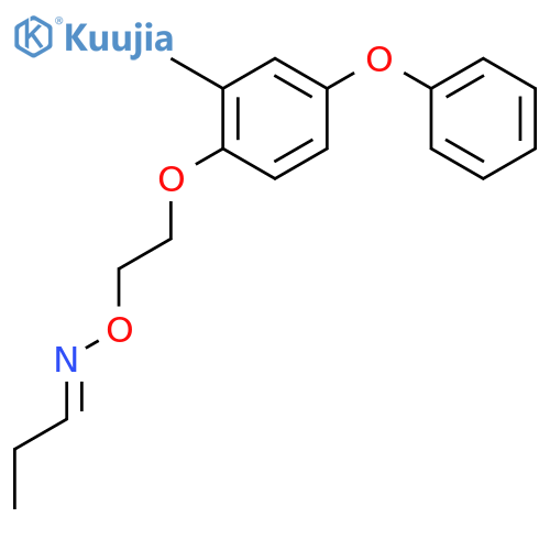 Propanal, O-[2-(2-methyl-4-phenoxyphenoxy)ethyl]oxime structure