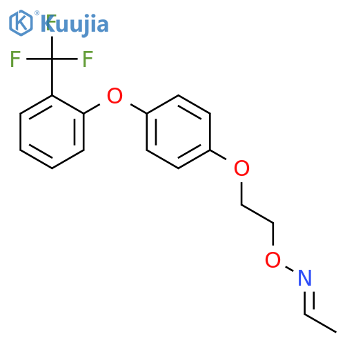 Acetaldehyde, O-[2-[4-[2-(trifluoromethyl)phenoxy]phenoxy]ethyl]oxime structure