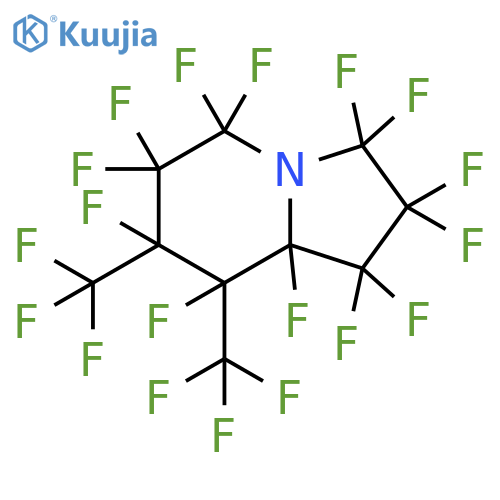 Indolizine,1,1,2,2,3,3,5,5,6,6,7,8,8a-tridecafluorooctahydro-7,8-bis(trifluoromethyl)- structure