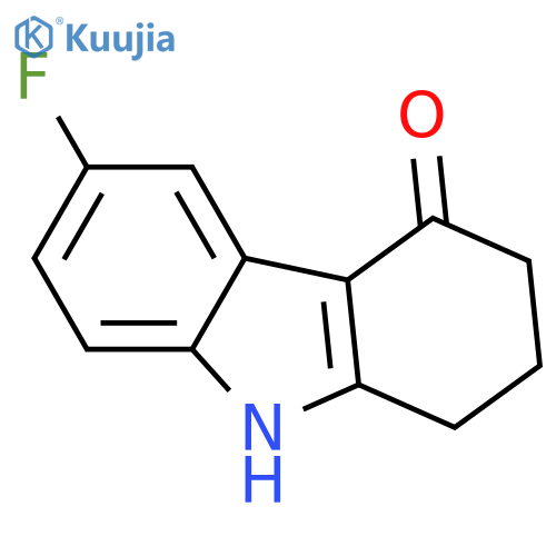 6-fluoro-2,3,4,9-tetrahydro-1H-carbazol-4-one structure