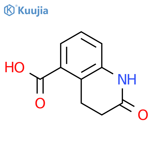 2-Oxo-1,2,3,4-tetrahydroquinoline-5-carboxylic acid structure
