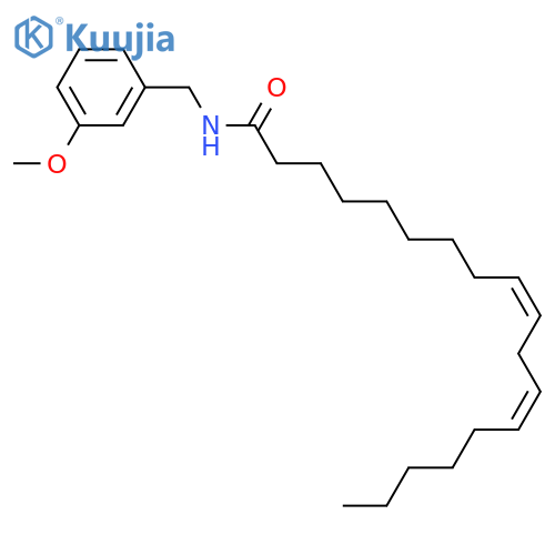 N-(3-Methoxybenzyl-(9z,12z)-octadecadienamide structure