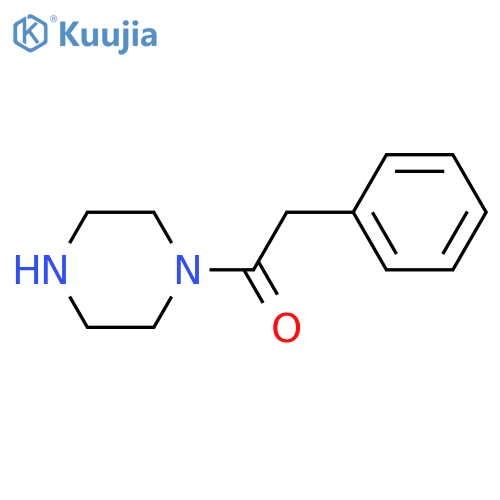 2-phenyl-1-(piperazin-1-yl)ethan-1-one structure