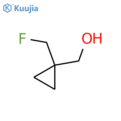 [1-(fluoromethyl)cyclopropyl]methanol structure