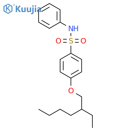 BENZENESULFONAMIDE, 4-[(2-ETHYLHEXYL)OXY]-N-PHENYL- structure