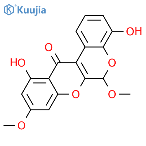 Coccineone B; (±)-form, 4-Hydroxy, 6,9-di-Me ether structure