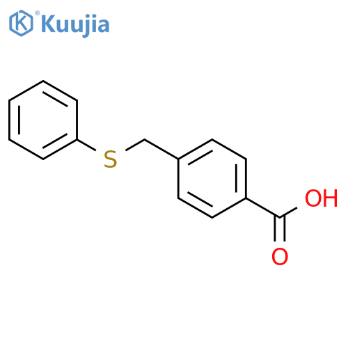 4-(Phenylsulfanyl)methylbenzoic Acid structure