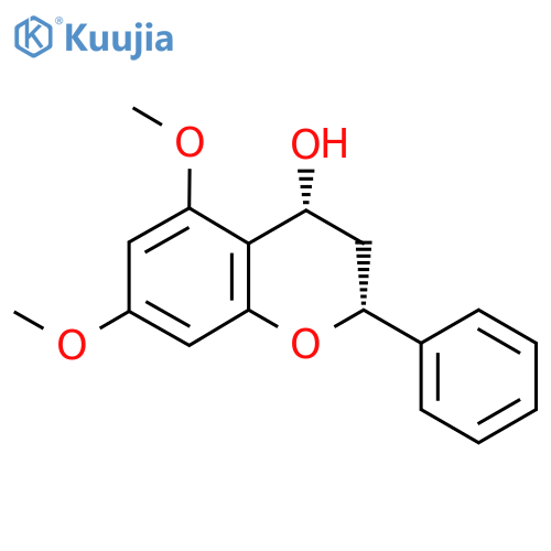 (2R,4R)-5,7-Dimethoxy-2-phenyl-3,4-dihydro-2H-1-benzopyran-4-ol structure