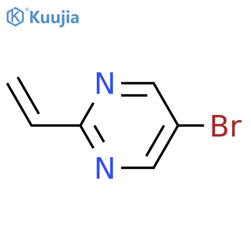 5-bromo-2-ethenylpyrimidine structure