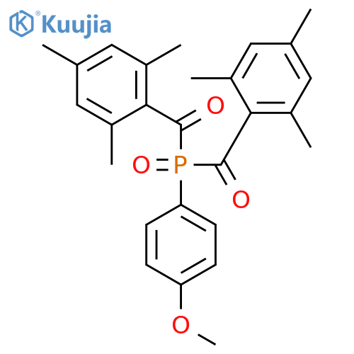 Phosphine oxide, (4-methoxyphenyl)bis(2,4,6-trimethylbenzoyl)- structure