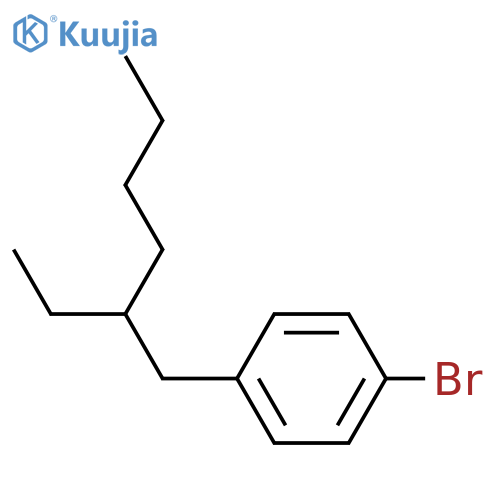 Benzene, 1-bromo-4-(2-ethylhexyl)- structure