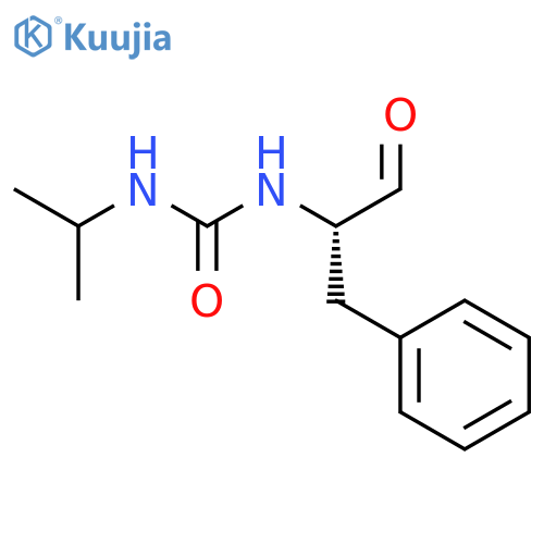 UREA, N-[(1S)-1-FORMYL-2-PHENYLETHYL]-N'-(1-METHYLETHYL)- structure