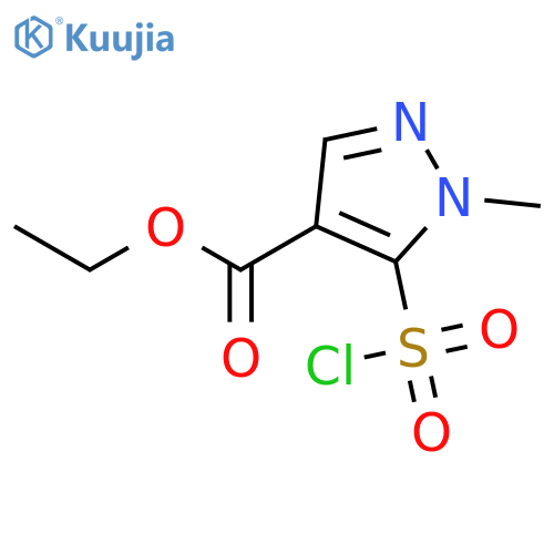 Ethyl 5-(Chlorosulfonyl)-1-methyl-1H-pyrazole-4-carboxylate structure