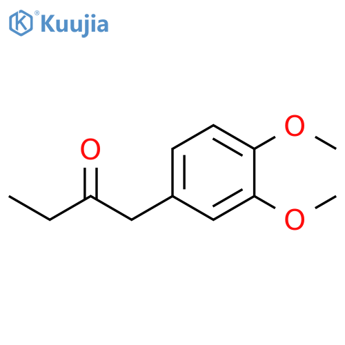 1-(3,4-Dimethoxyphenyl)-2-butanone structure