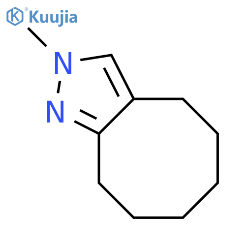 2H-CYCLOOCTAPYRAZOLE, 4,5,6,7,8,9-HEXAHYDRO-2-METHYL- structure