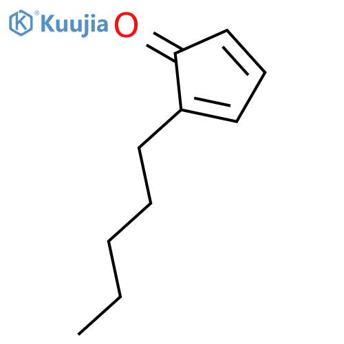 2,4-Cyclopentadien-1-one, 2-pentyl- structure