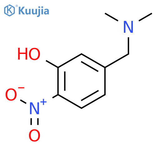 Phenol, 5-[(dimethylamino)methyl]-2-nitro- structure