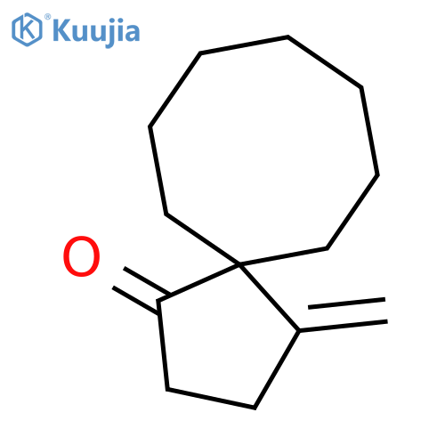 Spiro[4.7]dodecan-1-one, 4-methylene- structure