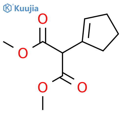 Propanedioic acid, 2-cyclopenten-1-yl-, dimethyl ester structure