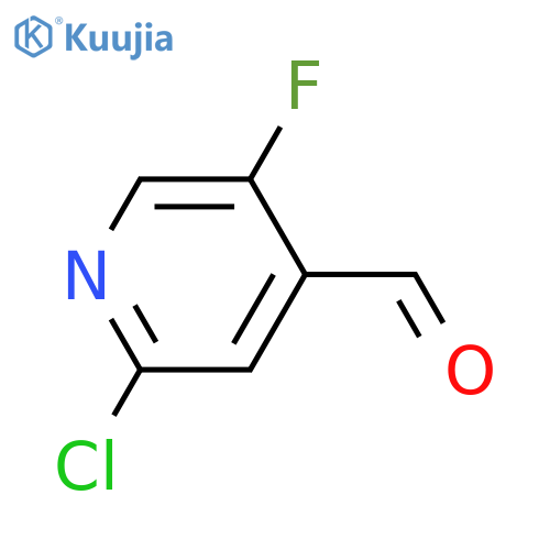 2-Chloro-5-fluoroisonicotinaldehyde structure